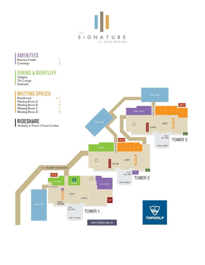 Mgm Signature-30-721 1Br2Ba F1 Strip View Balcony Las Vegas Ngoại thất bức ảnh